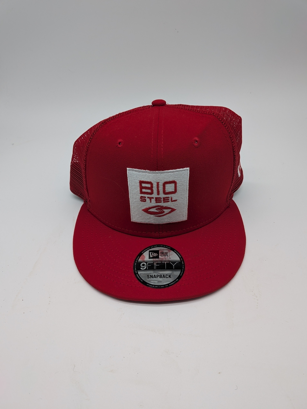 BioSteel New Era 9FIFTY Red Mesh Snapback Hat Cap Adult One Size